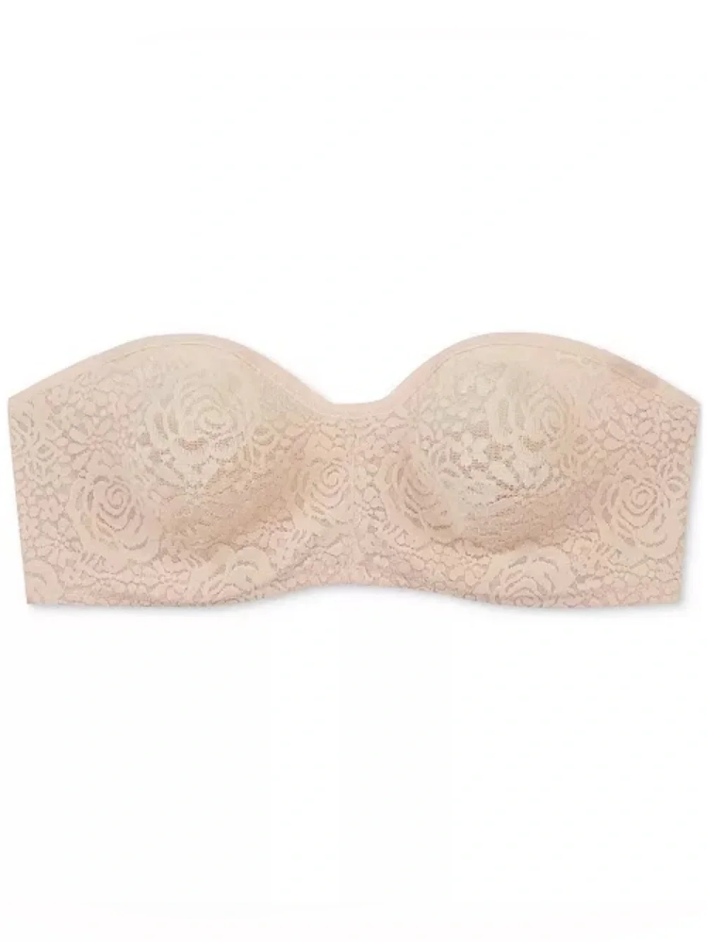 NWT Wacoal Halo Lace Strapless Convertible Bra 854205 in Beige, Women's 32DD
